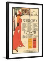 Pseudonym, Autonym-null-Framed Art Print