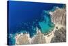 Psili Ammos Beach, Patmos, Greek Islands, Greece, Europe-Sakis Papadopoulos-Stretched Canvas