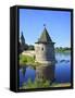 Pskov Kremlin from the Pskova River, Pskov, Pskov Region, Russia-Ivan Vdovin-Framed Stretched Canvas