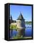 Pskov Kremlin from the Pskova River, Pskov, Pskov Region, Russia-Ivan Vdovin-Framed Stretched Canvas