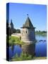 Pskov Kremlin from the Pskova River, Pskov, Pskov Region, Russia-Ivan Vdovin-Stretched Canvas