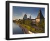 Pskov Kremlin, Pskov, Pskovskaya Oblast, Russia-Walter Bibikow-Framed Premium Photographic Print