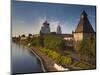 Pskov Kremlin, Pskov, Pskovskaya Oblast, Russia-Walter Bibikow-Mounted Photographic Print