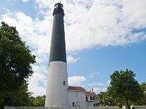 Landscape View of the Historic Pensacola Lighthouse and the Lighthouse Keeper's Quarters-psmphotography-Laminated Photographic Print