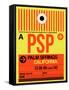 PSP Palm Springs Luggage Tag I-NaxArt-Framed Stretched Canvas