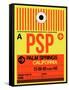 PSP Palm Springs Luggage Tag I-NaxArt-Framed Stretched Canvas