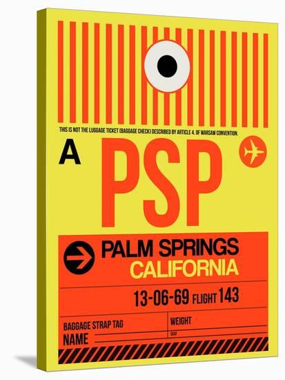 PSP Palm Springs Luggage Tag I-NaxArt-Stretched Canvas