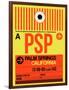 PSP Palm Springs Luggage Tag I-NaxArt-Framed Art Print