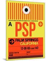 PSP Palm Springs Luggage Tag I-NaxArt-Mounted Art Print