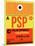 PSP Palm Springs Luggage Tag I-NaxArt-Mounted Art Print