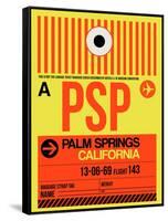 PSP Palm Springs Luggage Tag I-NaxArt-Framed Stretched Canvas