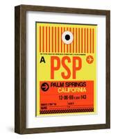 PSP Palm Springs Luggage Tag I-NaxArt-Framed Art Print