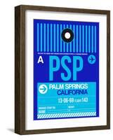 PSP Palm Springs Luggage Tag II-NaxArt-Framed Art Print