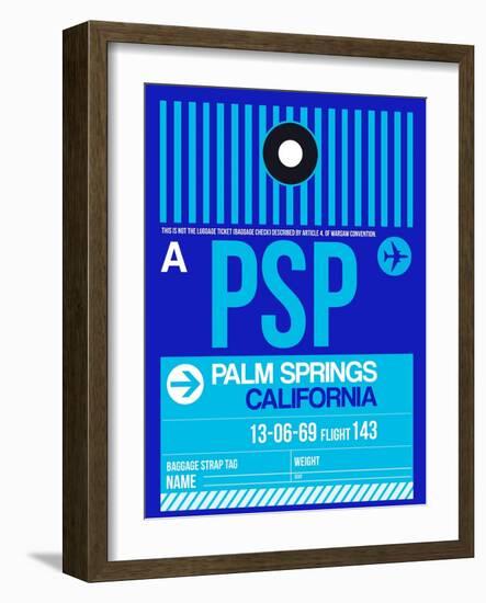 PSP Palm Springs Luggage Tag II-NaxArt-Framed Art Print