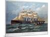 Pss 'Great Eastern on the Ocean, 1858-Edwin Weedon-Mounted Giclee Print