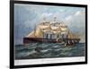 Pss 'Great Eastern on the Ocean, 1858-Edwin Weedon-Framed Giclee Print