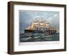 Pss 'Great Eastern on the Ocean, 1858-Edwin Weedon-Framed Giclee Print