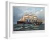 Pss 'Great Eastern on the Ocean, 1858-Edwin Weedon-Framed Giclee Print