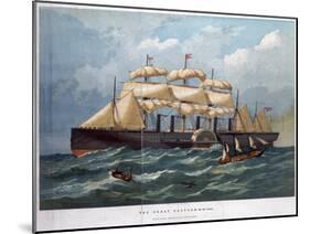 Pss 'Great Eastern on the Ocean, 1858-Edwin Weedon-Mounted Giclee Print