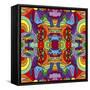 Psychadelic-landscape-1017-Howie Green-Framed Stretched Canvas