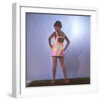 Psychadelic Mini Dress-null-Framed Photographic Print