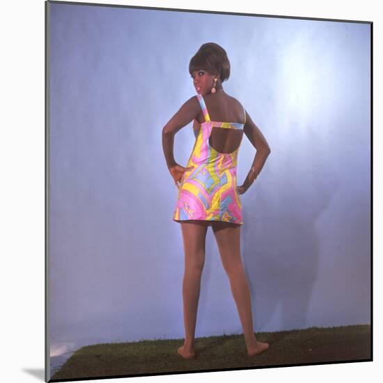 Psychadelic Mini Dress-null-Mounted Photographic Print