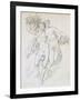 Psyche and Cupid, C1820-1857-Achille Deveria-Framed Giclee Print