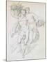 Psyche and Cupid, C1820-1857-Achille Deveria-Mounted Giclee Print