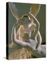 Psyche Brought to Life by Eros' Kiss, 1793-Antonio Canova-Stretched Canvas