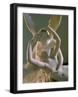 Psyche Brought to Life by Eros' Kiss, 1793-Antonio Canova-Framed Premium Photographic Print