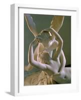 Psyche Brought to Life by Eros' Kiss, 1793-Antonio Canova-Framed Premium Photographic Print