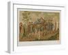 Psyche Carried Aloft on a Stretcher-null-Framed Giclee Print