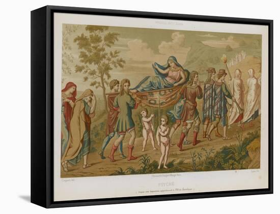 Psyche Carried Aloft on a Stretcher-null-Framed Stretched Canvas