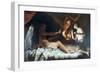 Psyche Discovers Cupid-Giuseppe Maria Crespi-Framed Giclee Print