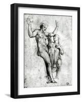 Psyche Presenting Venus with Water from the Styx, 1517-Raphael-Framed Giclee Print