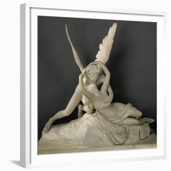 Psyché ranimée par le baiser de l'Amour-Antonio Canova-Framed Giclee Print