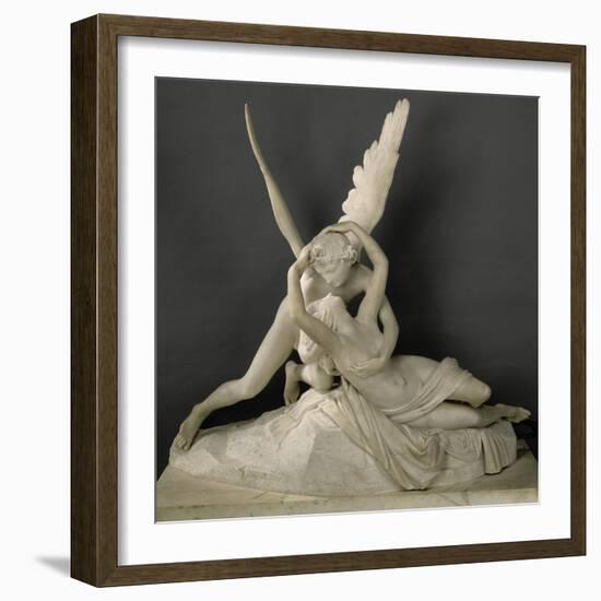 Psyché ranimée par le baiser de l'Amour-Antonio Canova-Framed Giclee Print