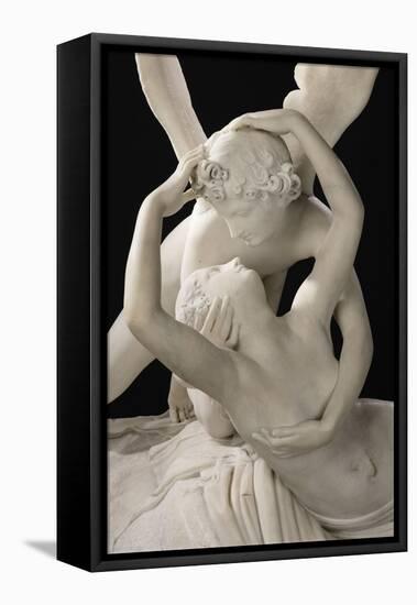 Psyché ranimée par le baiser de l'Amour-Antonio Canova-Framed Stretched Canvas