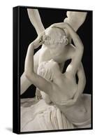 Psyché ranimée par le baiser de l'Amour-Antonio Canova-Framed Stretched Canvas