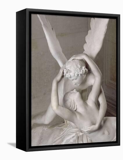 Psyché ranimée par le baiser de l'Amour-Antonio Canova-Framed Stretched Canvas