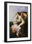 Psyche Receives First Kiss from Cupid-Francois Gerard-Framed Giclee Print