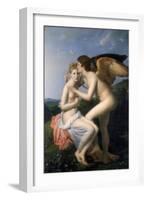 Psyche Receiving the First Kiss of Cupid, 1798-Francois Pascal Simon Gerard-Framed Giclee Print