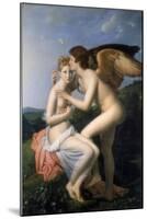 Psyche Receiving the First Kiss of Cupid, 1798-Francois Pascal Simon Gerard-Mounted Giclee Print