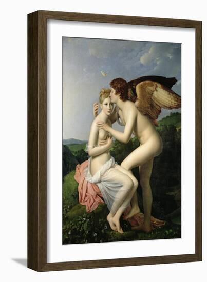 Psyche Receiving the First Kiss of Cupid, 1798-Francois Gerard-Framed Giclee Print