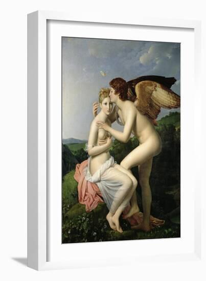 Psyche Receiving the First Kiss of Cupid, 1798-Francois Gerard-Framed Giclee Print
