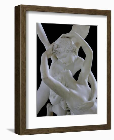 Psyche Revived by the Kiss of Love (Detail)-Antonio Canova-Framed Giclee Print