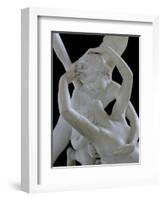 Psyche Revived by the Kiss of Love (Detail)-Antonio Canova-Framed Giclee Print