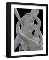 Psyche Revived by the Kiss of Love (Detail)-Antonio Canova-Framed Giclee Print