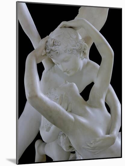 Psyche Revived by the Kiss of Love (Detail)-Antonio Canova-Mounted Giclee Print