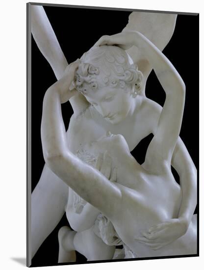 Psyche Revived by the Kiss of Love (Detail)-Antonio Canova-Mounted Premium Giclee Print